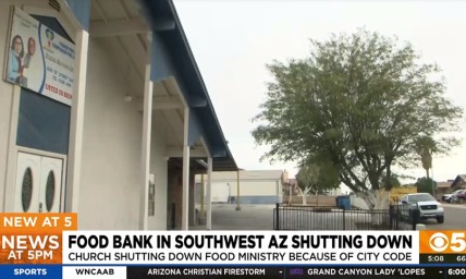 Arizona church sues after city halts food ministry that fed families in need