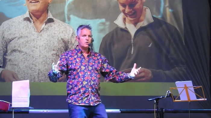 Steve Legg performs his comedy magic presentation on May 18, 2019.